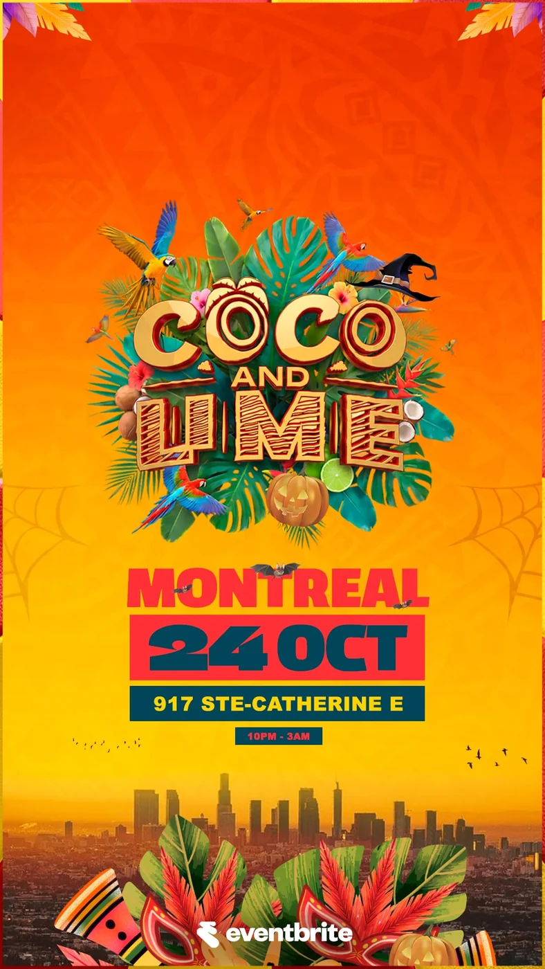 Le flyer Coco & Lime, fourni par le client